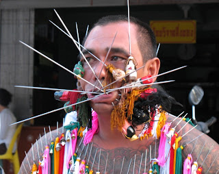 Well this twelvemonth I wanted to run across something dissimilar during the festival Bangkok Map; Phuket Vegetarian Festival 2008 Pictures