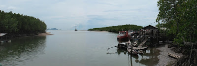 View at Bang Rong on the east coast of Phuket, 8th November
