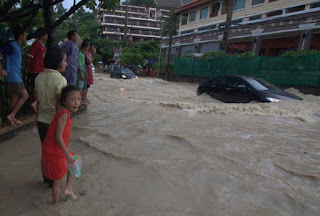 Flooding in Patong - photo by Phuket Wan