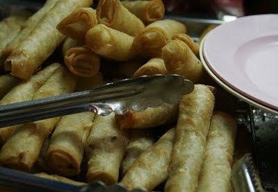 Vegetarian Spring Rolls. Yum.