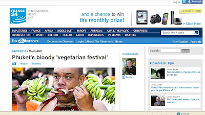 Screenshot from France24 website
