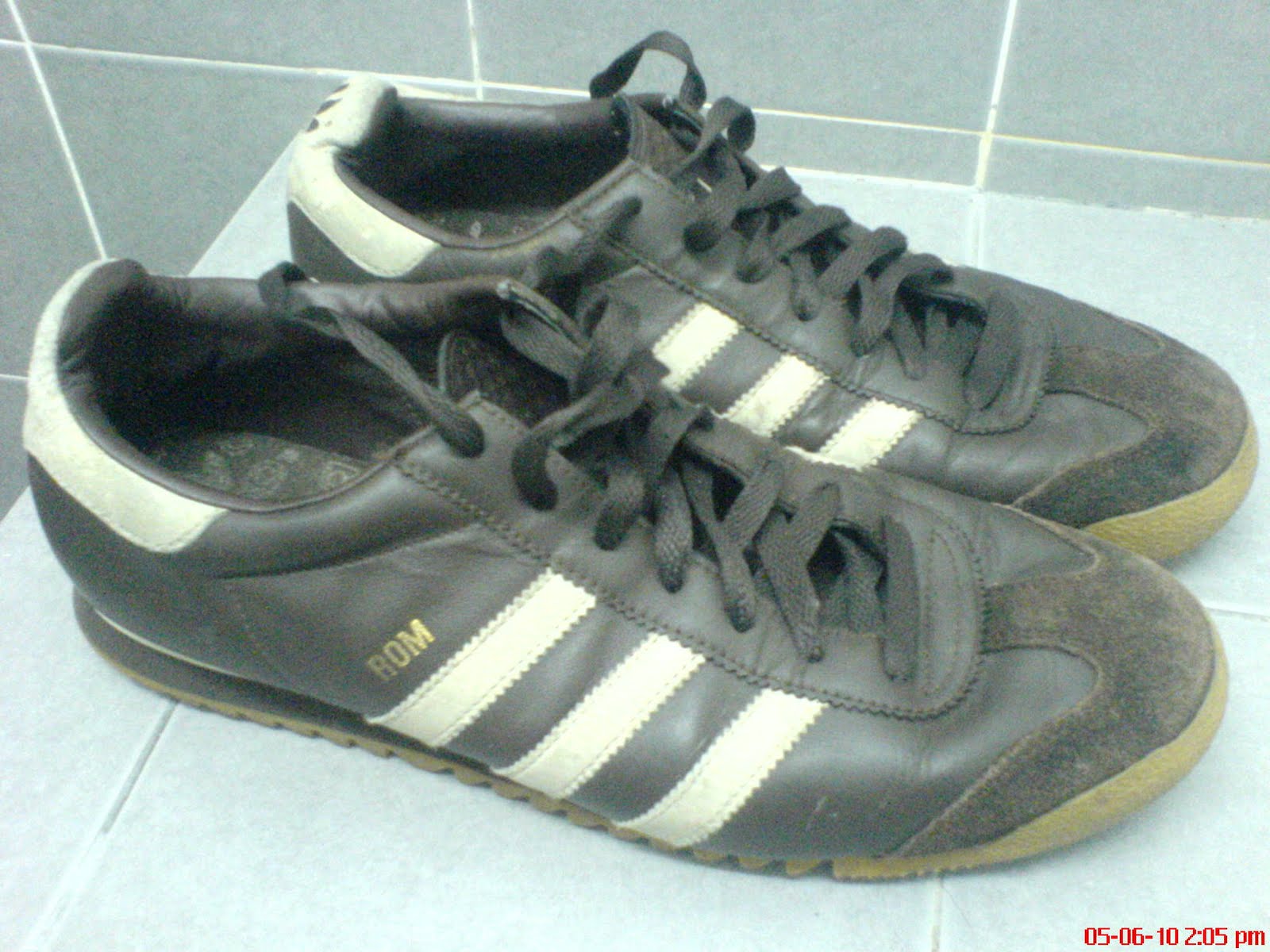 PLANET VINTAGE: kasut adidas rom size 9.5uk (SOLD)