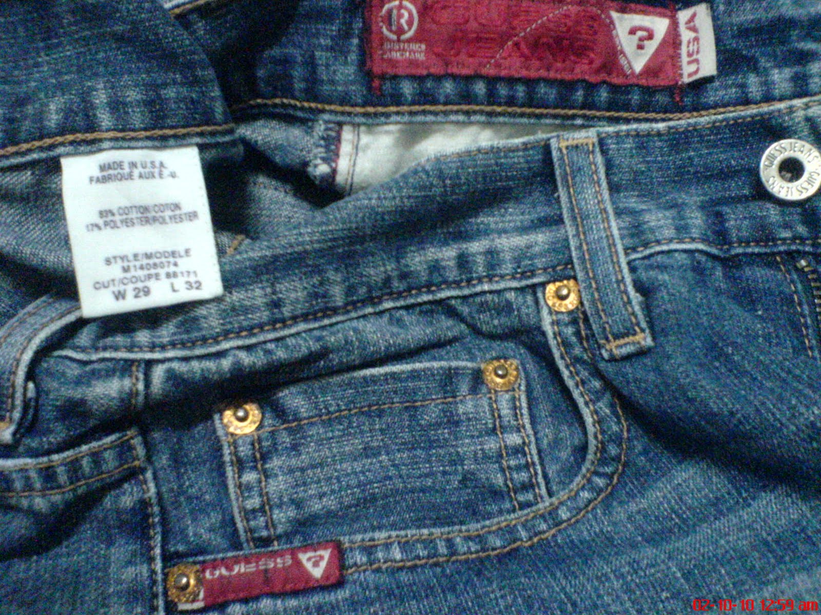 PLANET VINTAGE: Jeans Guess Original USA (SOLD)