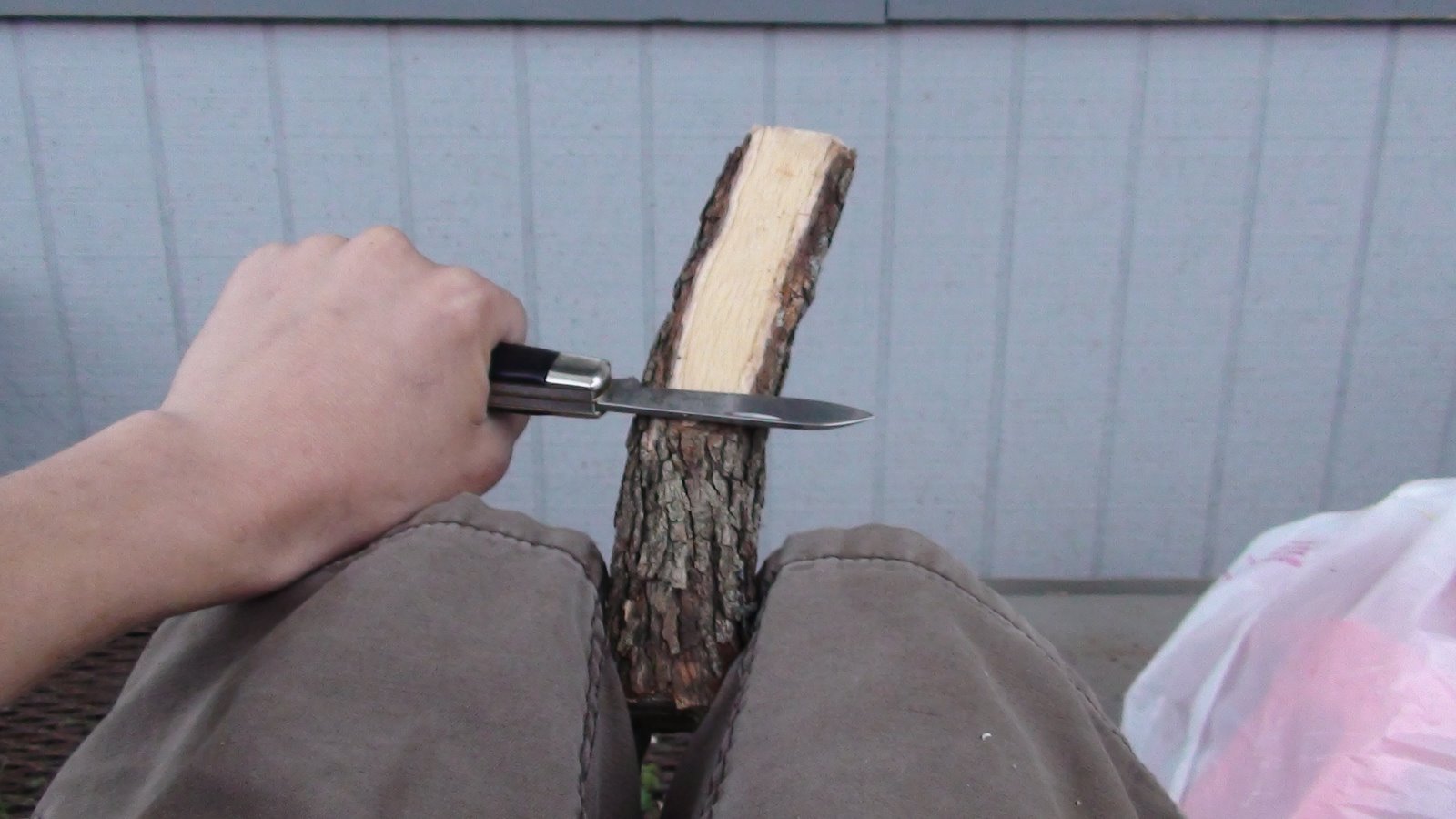 Shiloh & Sanity How to Make a Wooden Knife.