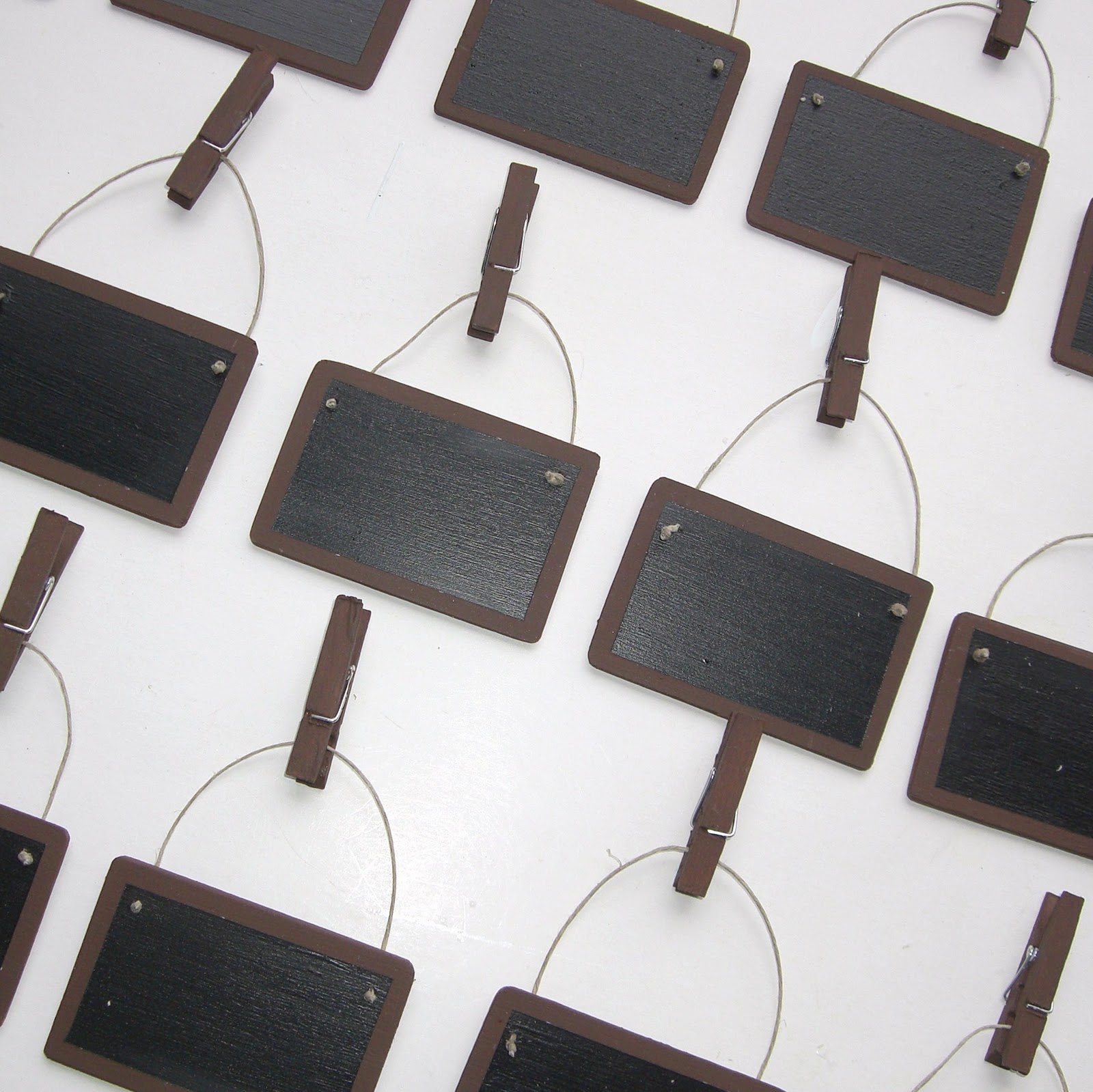 DecorativeLabels by Deniz Custom Hanging Chalkboard Basket Labels