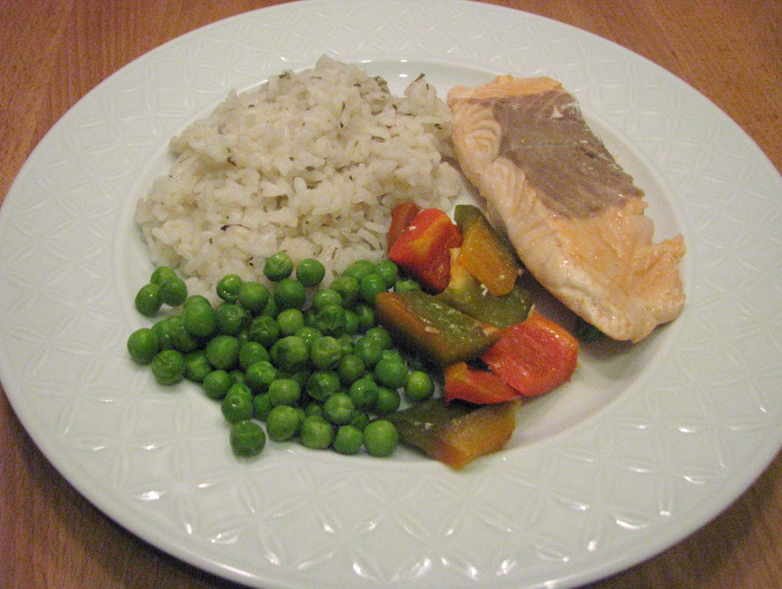 Thermomix Tarif Defterim Salmon, Peas and Rice