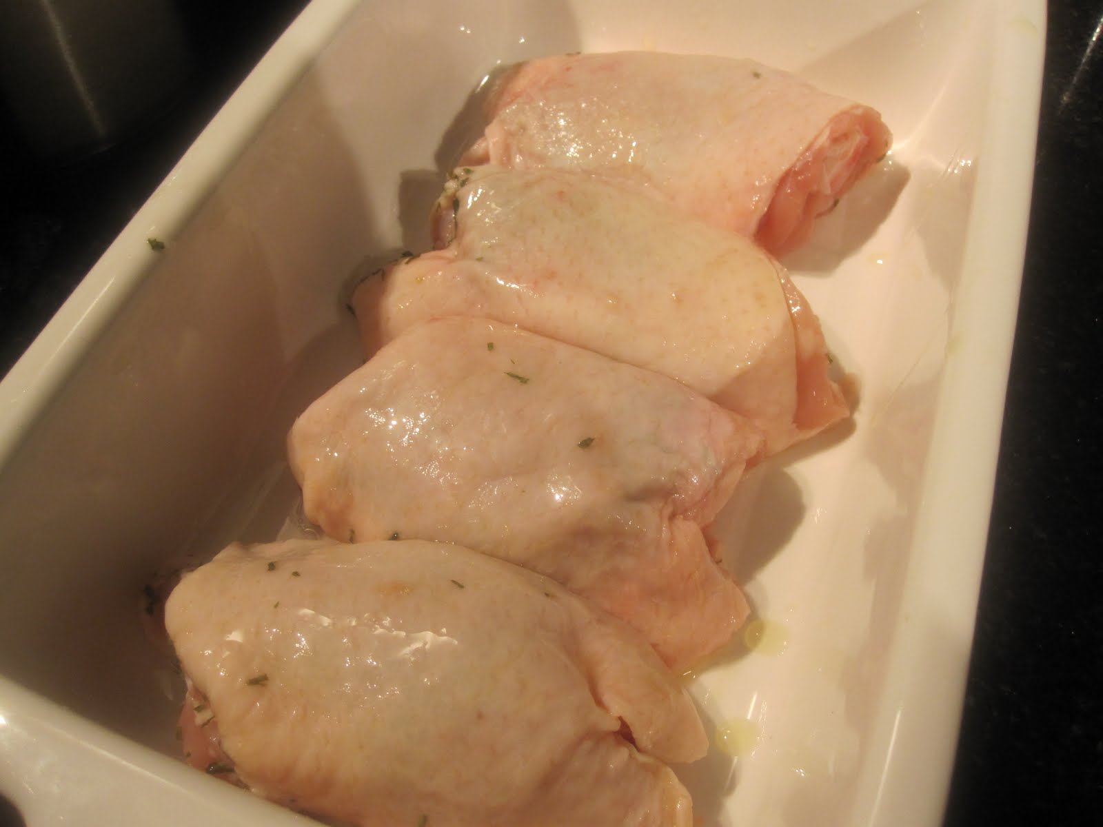 Bubbles n Squeaks Roasted Chicken Thighs with Garlic & Tarragon