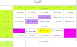 Horario 3A