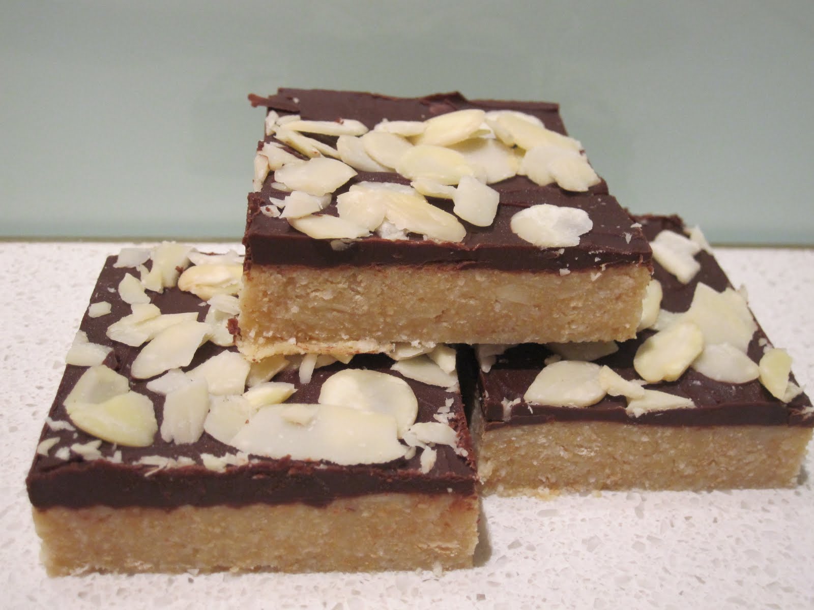 Aspiring Domestic Goddess Almond & Chocolate Slice