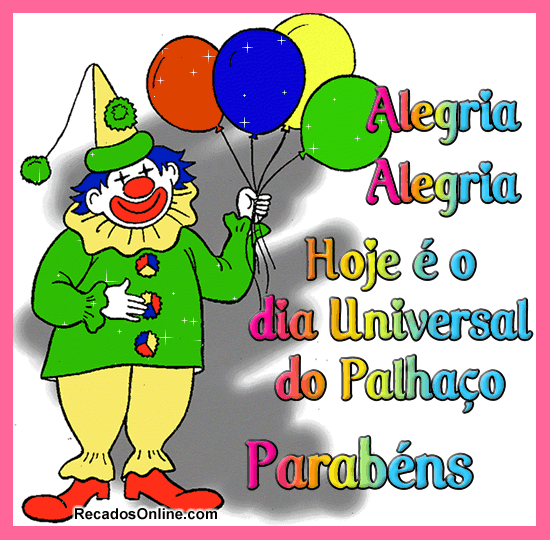 Cantinho da Nonô Dia 10 dezembro Dia do Palhaço Cantinho da Nonô Dia 10 dezembro Dia do Palhaço