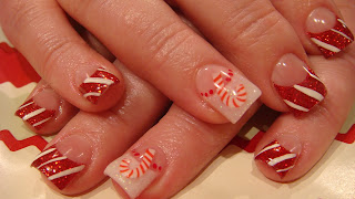Nails Beauties: Merry Christmas Acrylic Nails