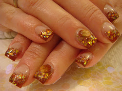 nails acrylic autumn nail designs fall short summer thanksgiving finger manicure days last