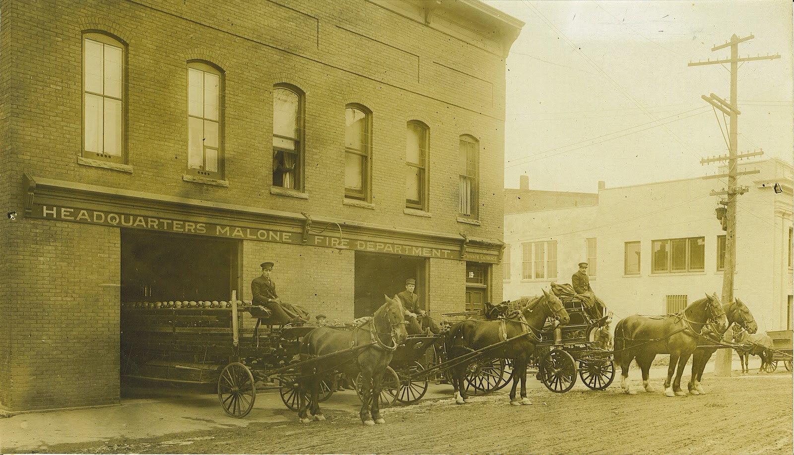 The Franklin County (NY) Historian Malone Fire Department