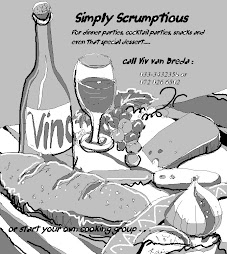"simply scrumptious"-logo for viv's business