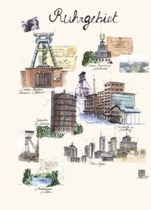 Buch, Kultur und Lifestyle - Kalender und Geschenkkarten: Rezension: Ruhrgebiet- Notizbuch