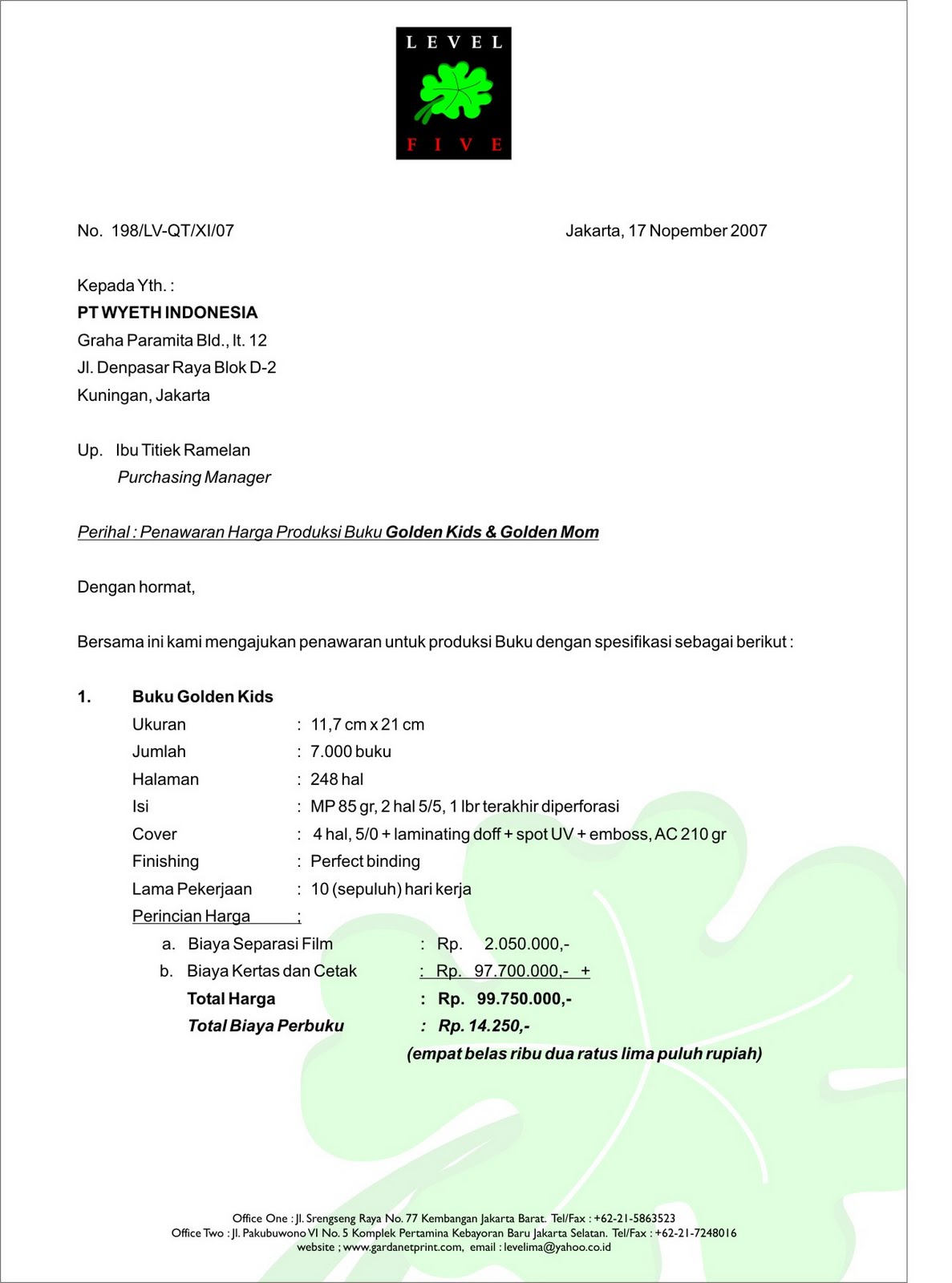 Contoh Surat Undangan Bisnis Resmi Dalam Bahasa Inggris