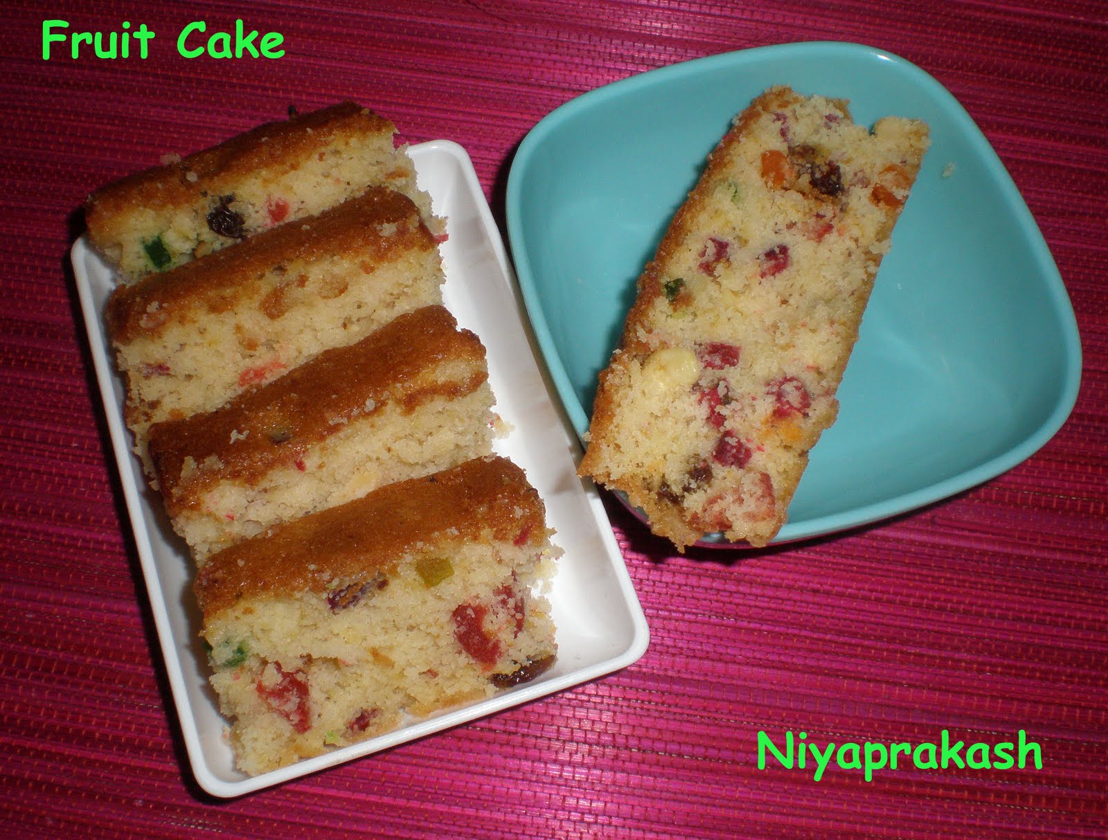 Fruit topping nut mini cake cakes bake christmas mixed singapore Niya's World: Fruit Cake