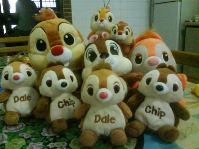 chip and dale soft toy