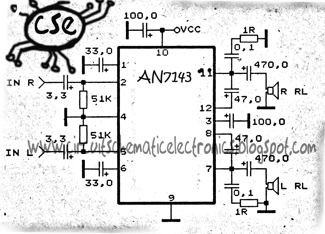 Power Amplifier Circuit with IC ANxxxx Collection - Electronic Circuit