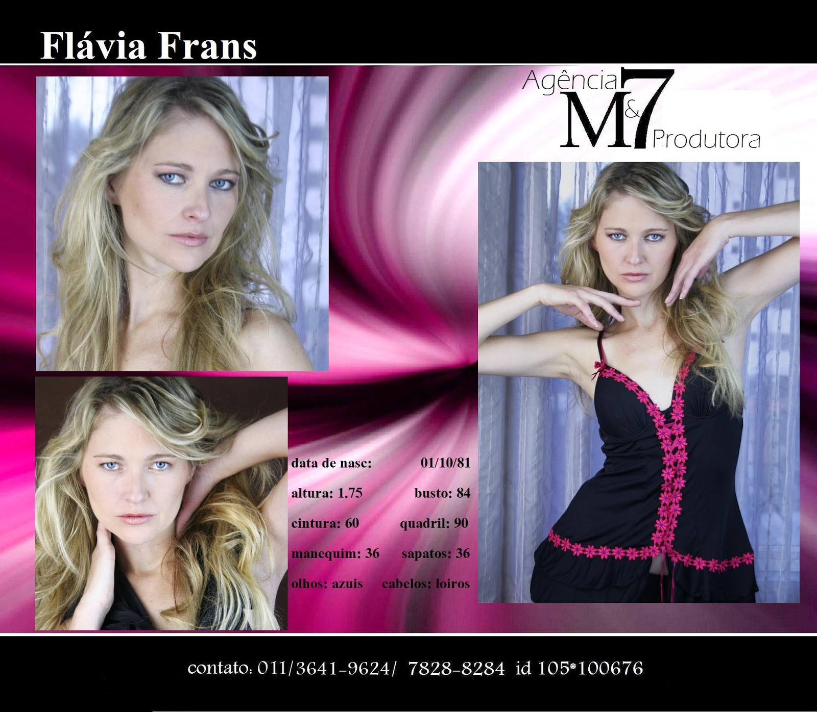 M7 Agency Models Produções Flavia Frans