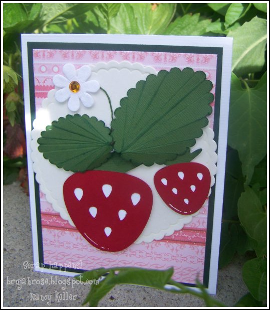 Scrap Happens! Summery Strawberry Leaves!