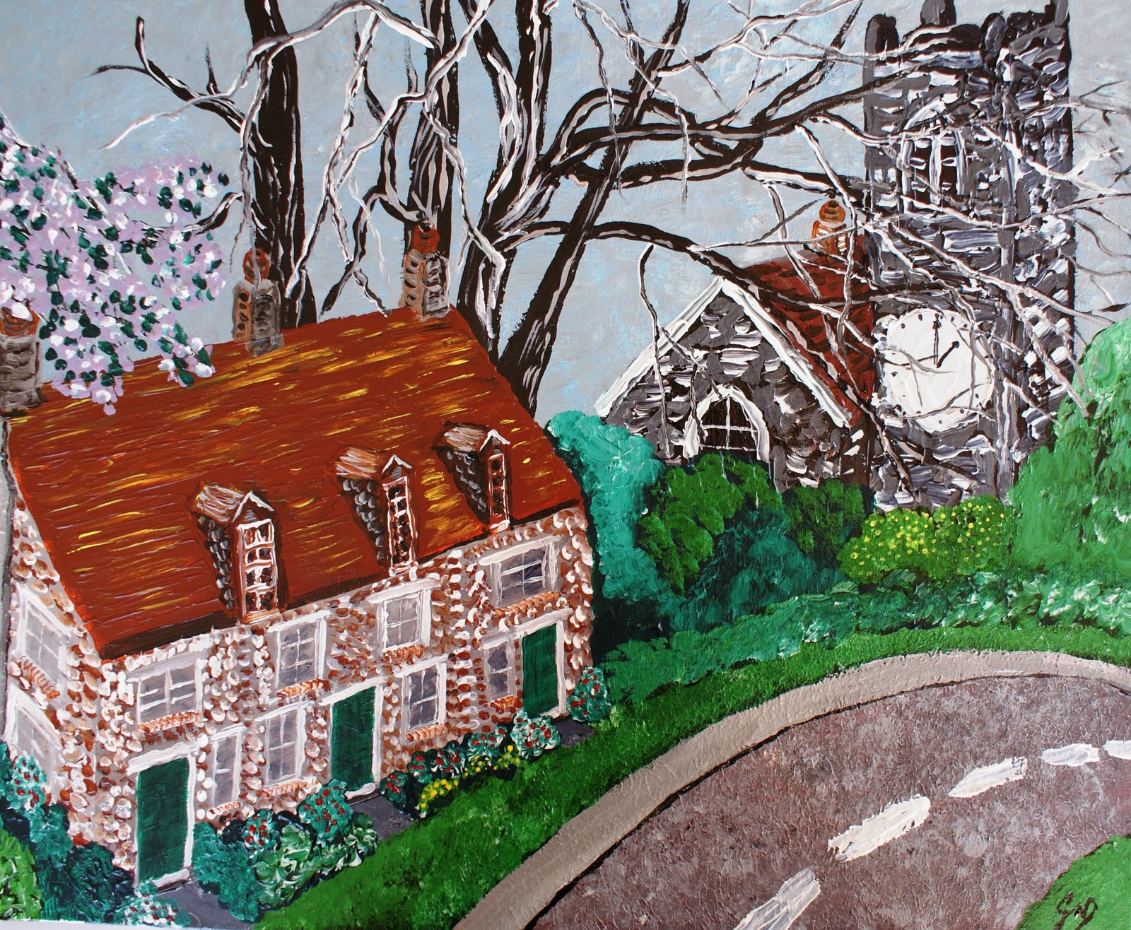 Art from a Matebele Some new paintings, European Theme