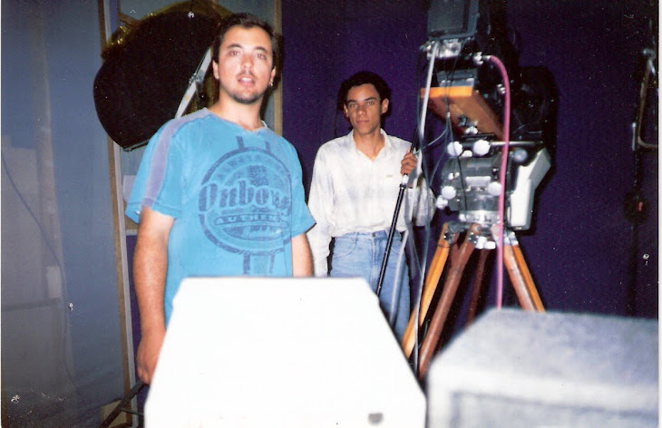 Produtora TVN, eu e o assistente Alessandro da Silva