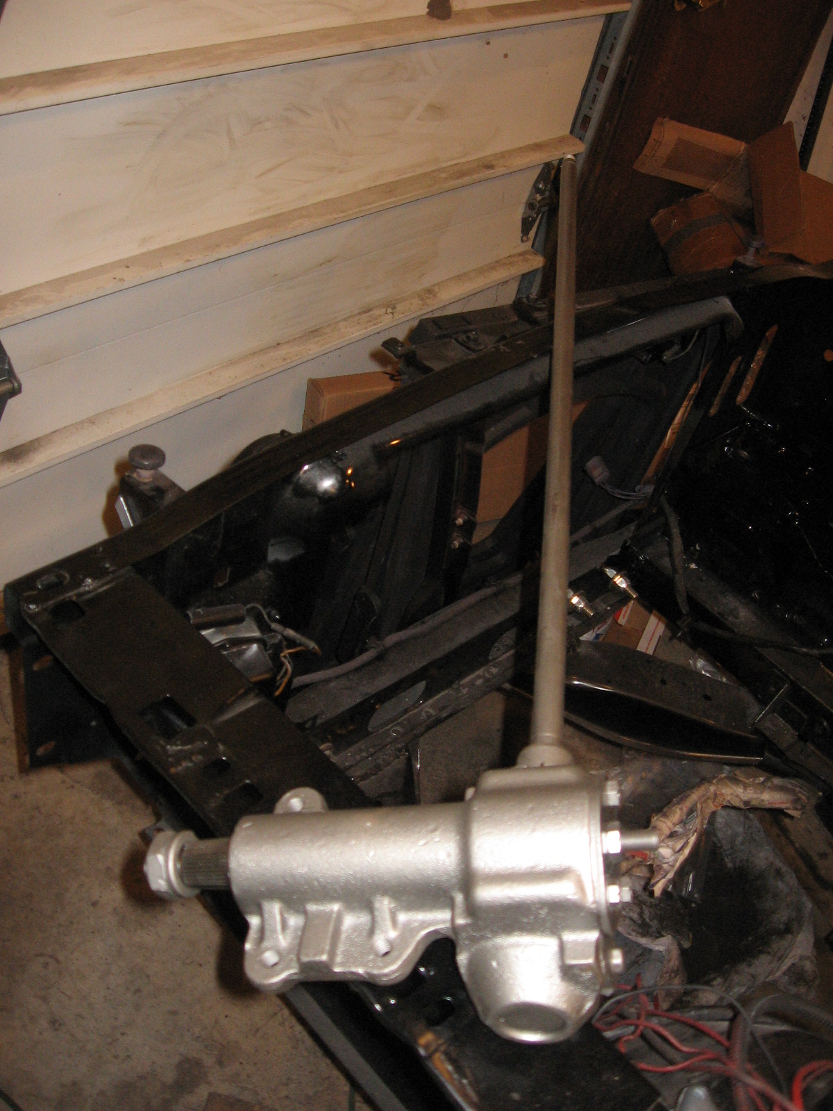 1967 Mustang Restoration: Steering installation, part 1