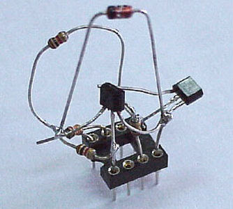 Simple RS 232 Level Converter using Transistors