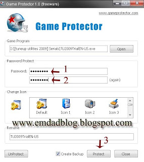 How to make password protected game
