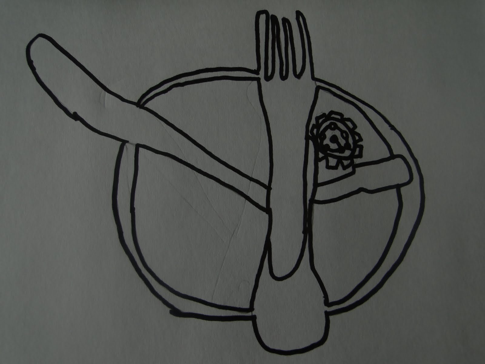 Avery Wood: Contour Line drawing: Random Kitchen Objects