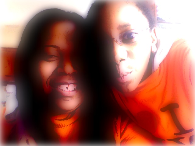 me 'nd my crazy cuzin
