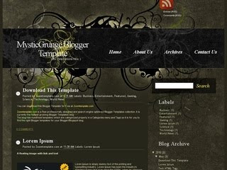 MysticGrunge blogger template