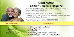 '1298' Mumbai Senior Citizens Helpline