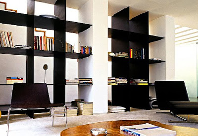 modern bookcase shelves by Casa e Jardim