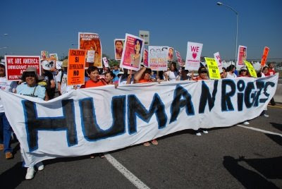 Human Rights - We Are America - Immigrant Rights March, Denver