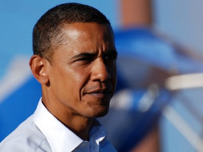 Barack Obama photograph at the Blair-Caldwell African American Research Library in Denver