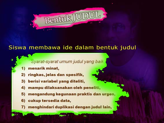 Judul karya tulis ilmiah biologi Judul Skripsi Bahasa Inggris  Contoh 