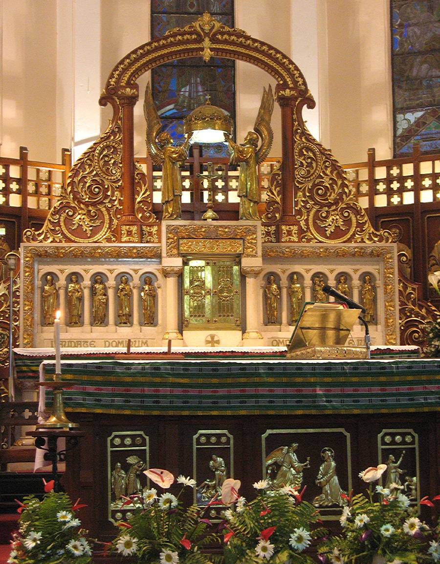 altar and tabernacle of the Baguio Cathedral