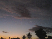 Crescente Lunar e Vênus ao lado