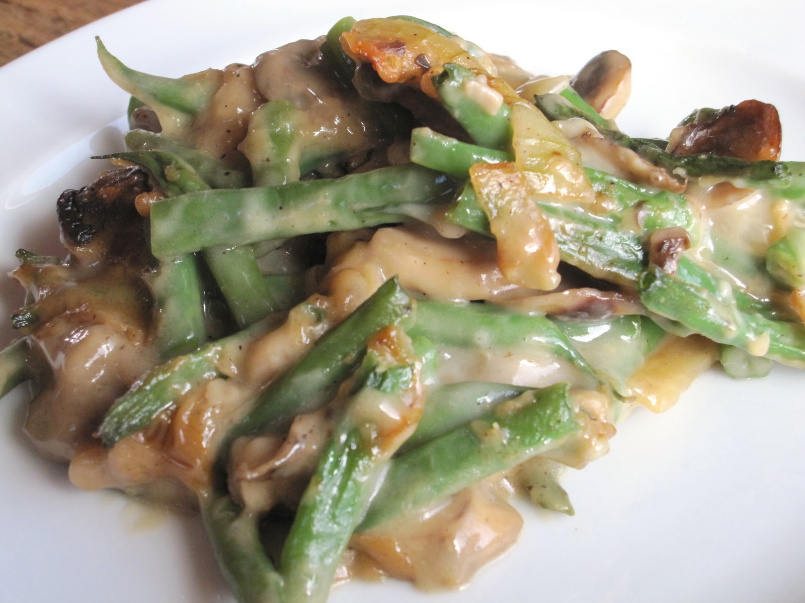 Green bean casserole recipe, the fresh way (almost)