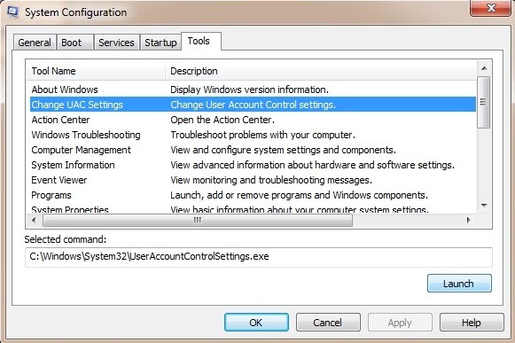 Components view. User account Control UAC Windows 7. Startup configuration. Контроль учётных записей пользователей Windows. Components Windows settings.