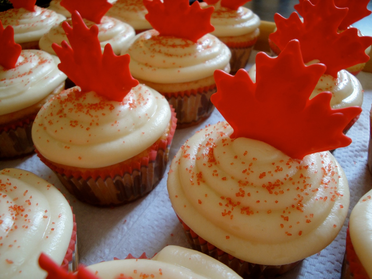 sweet treats from an african kitchen canada day cupcakes