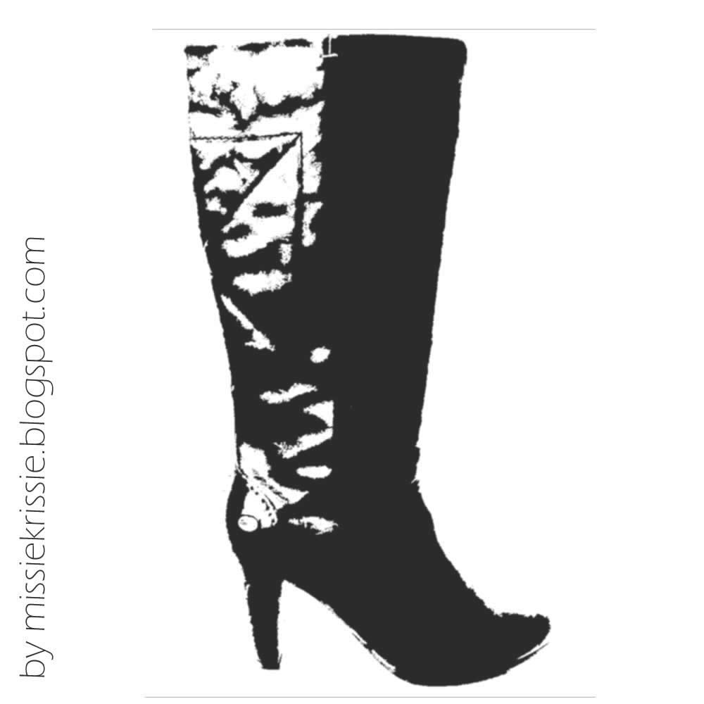 biker boots cut out