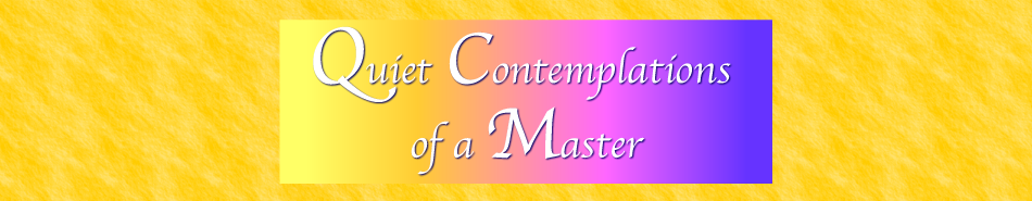 Quiet Contemplations Of A Master