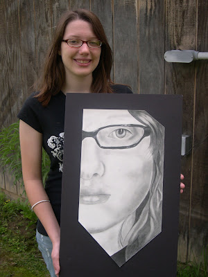 ART LESSONS BY REGINA: GRAPHITE SELF-PORTRAITS