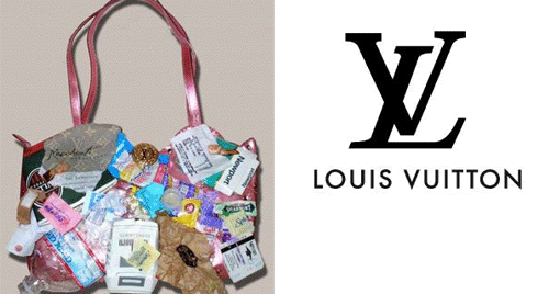 A 'La Samaritaine' bag pictured in Paris, France, on June 10, 2005. The  luxury giant LVMH Louis Vuitton Moet Hennessy's store is being forced to  shut its doors for six years due