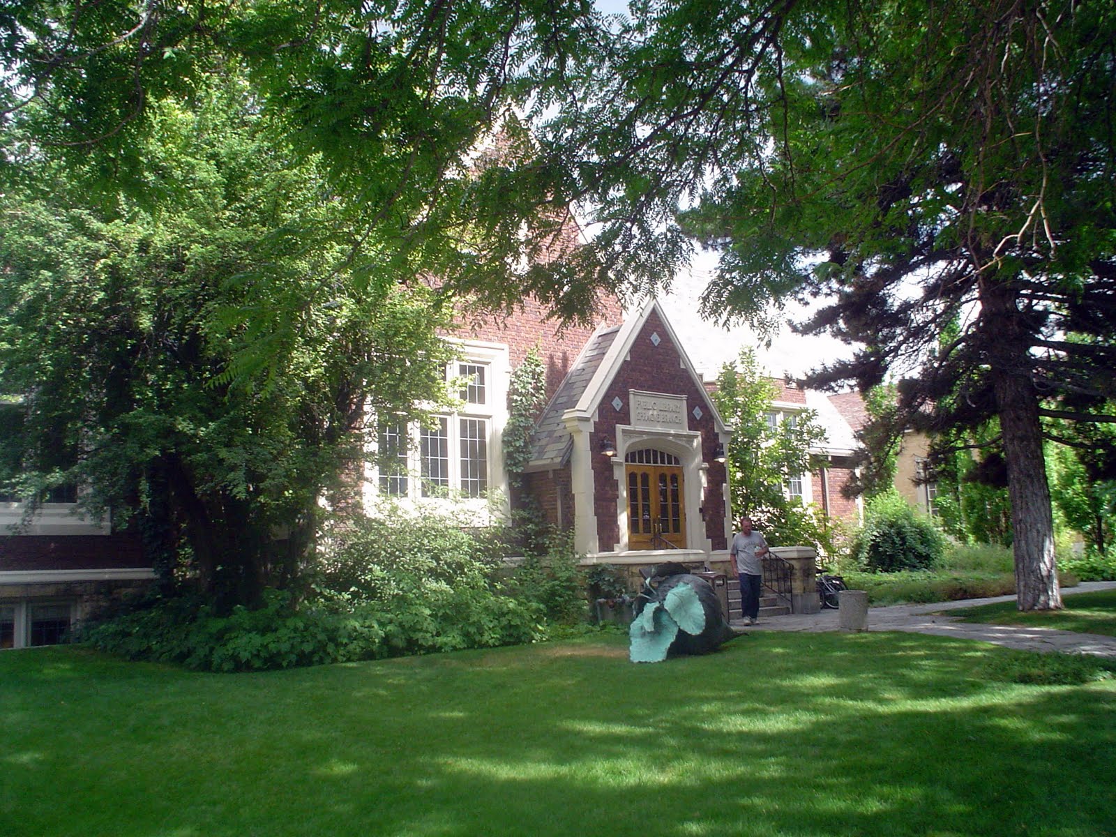 The Folks Aren't Home The Sprague Library in Sugar House, Utah