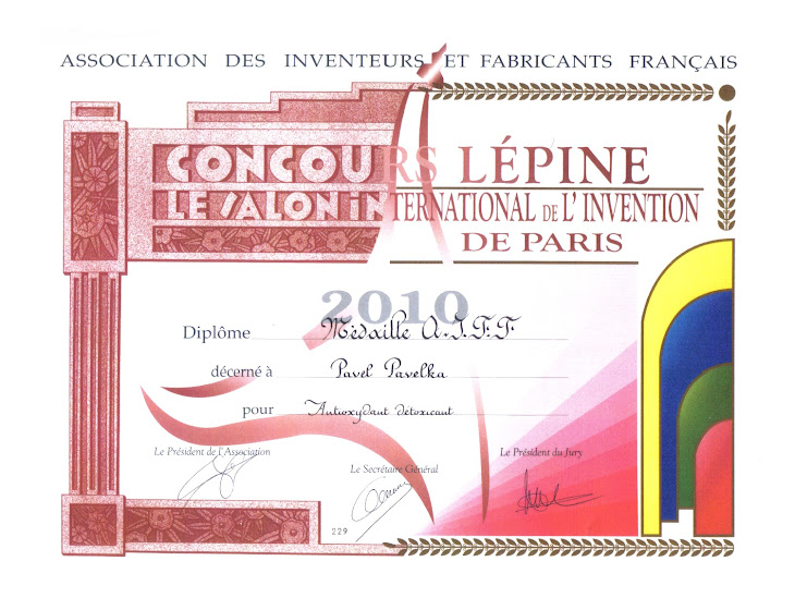 Počasna medalja za AVM od Saveza inovatora i fabrikanata Francuske
