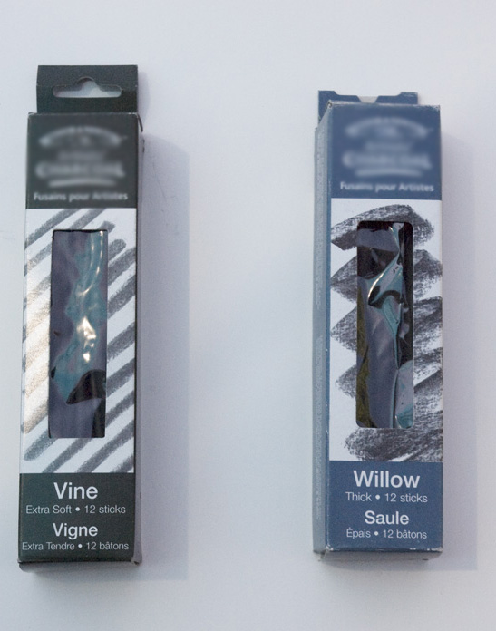 Winsor & Newton Vine Charcoal - Medium, Pack of 12